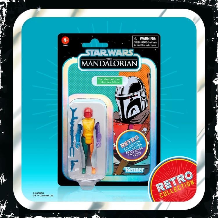 Star Wars Retro Collection The Mandalorian (Prototype Edition) Exclusive Random Figure Gallery Image 7