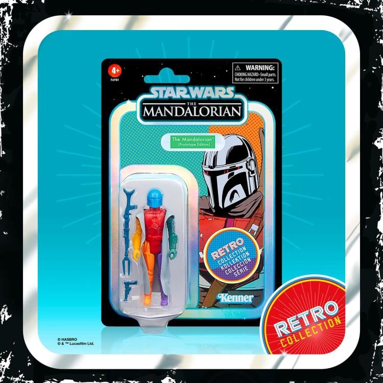 Star Wars Retro Collection The Mandalorian (Prototype Edition) Exclusive Random Figure Gallery Image 6