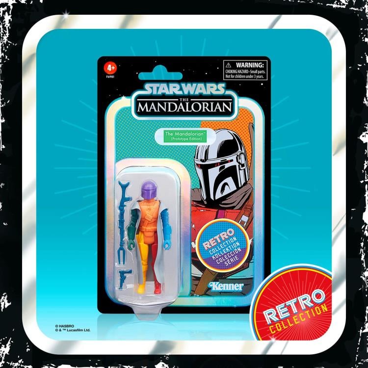 Star Wars Retro Collection The Mandalorian (Prototype Edition) Exclusive Random Figure Gallery Image 8