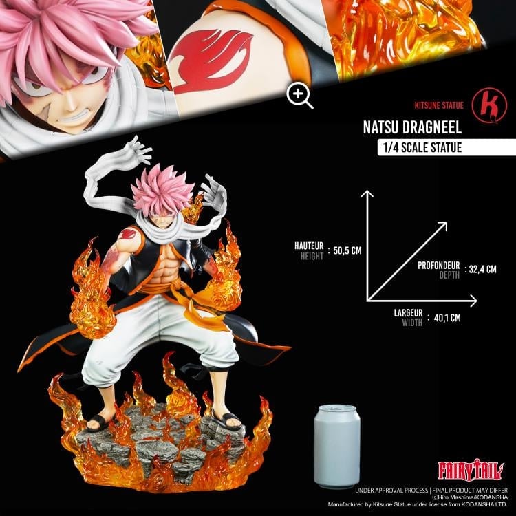 Fairy Tail Natsu Dragneel 1/4 Scale Limited Edition Statue