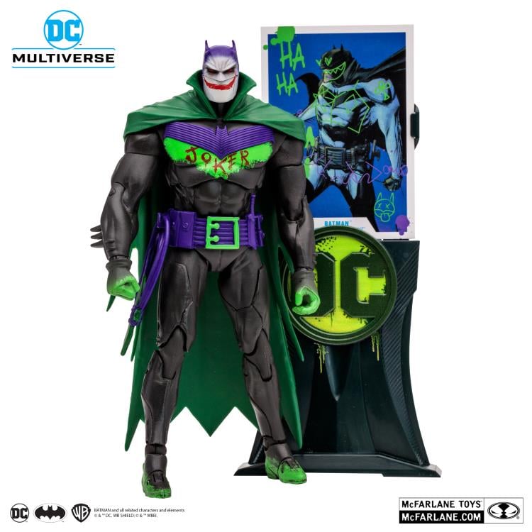 Batman: Curse of the White Knight DC Multiverse Gold Label Batman (Jokerized) Exclusive Action Figure Gallery Image 3