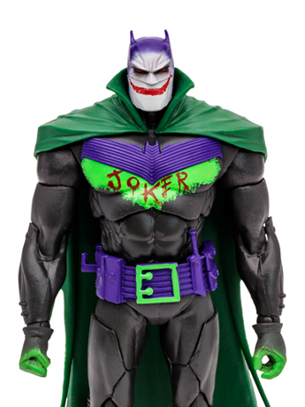 Batman: Curse of the White Knight DC Multiverse Gold Label Batman (Jokerized) Exclusive Action Figure Gallery Image 2