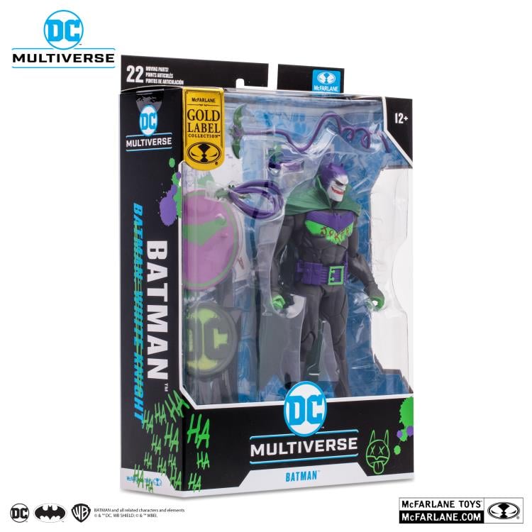Batman: Curse of the White Knight DC Multiverse Gold Label Batman (Jokerized) Exclusive Action Figure Gallery Image 12