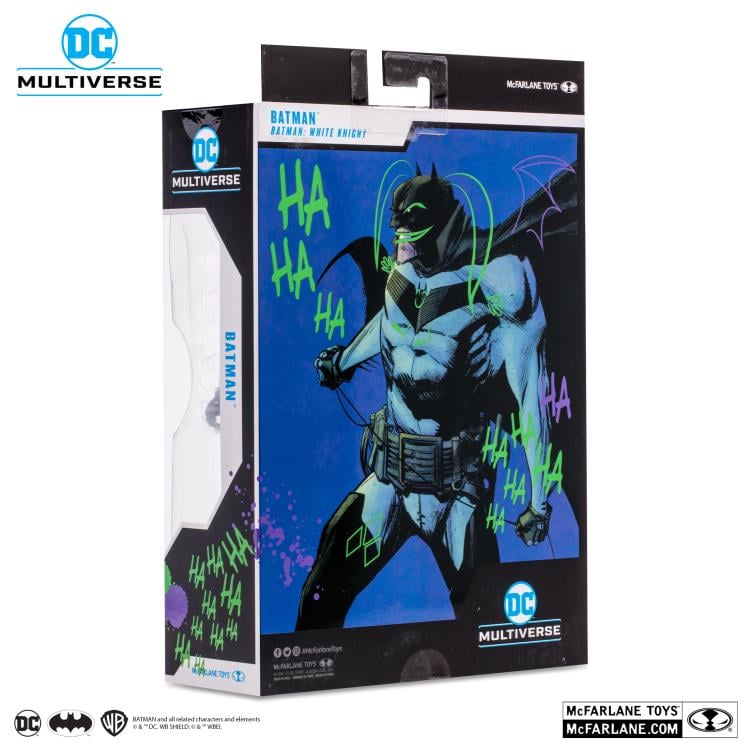 Batman: Curse of the White Knight DC Multiverse Gold Label Batman (Jokerized) Exclusive Action Figure Gallery Image 13