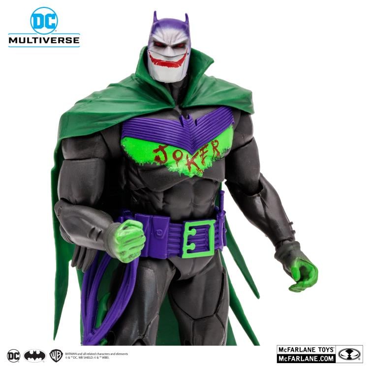 Batman: Curse of the White Knight DC Multiverse Gold Label Batman (Jokerized) Exclusive Action Figure Gallery Image 8
