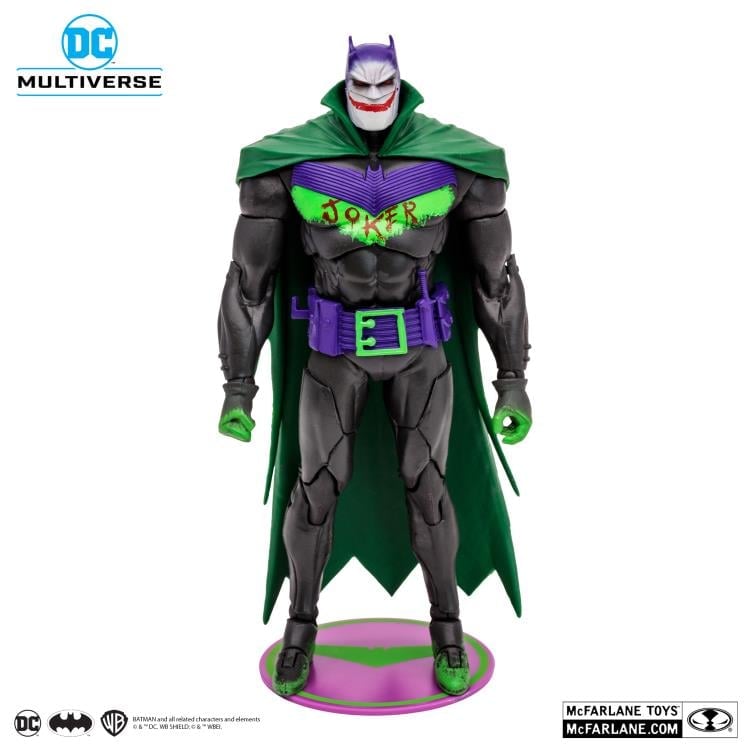 Batman: Curse of the White Knight DC Multiverse Gold Label Batman (Jokerized) Exclusive Action Figure Gallery Image 4