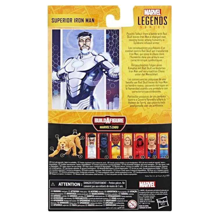 Superior Iron Man Marvel Legends Superior Iron Man Action Figure (Marvel's Zabu BAF) Gallery Image 13