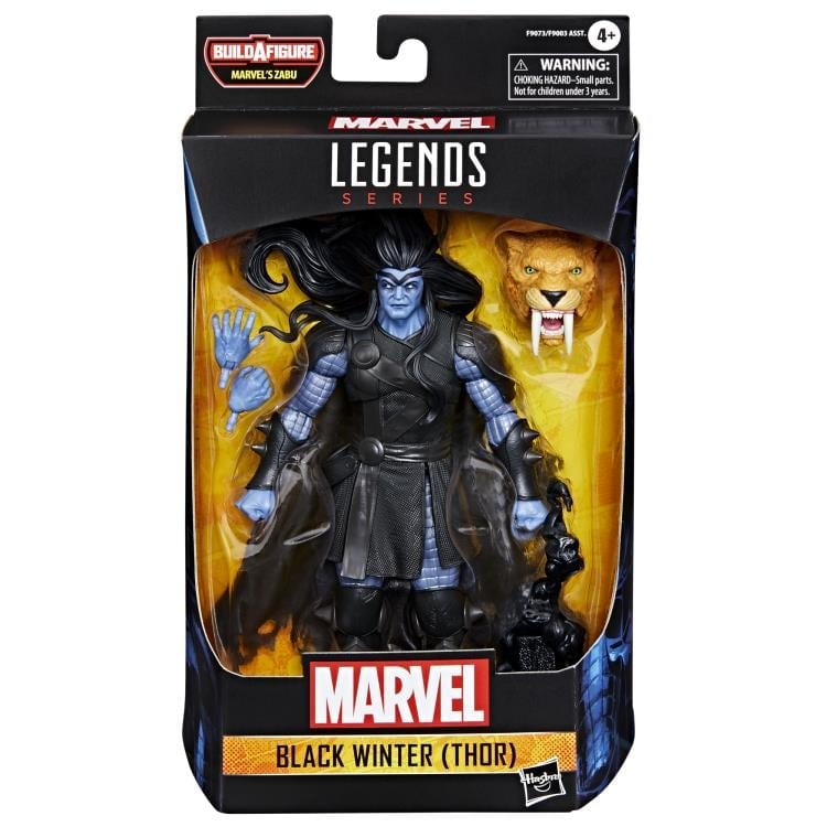 Thor Marvel Legends Black Winter (Thor) Action Figure (Marvel's Zabu BAF) Gallery Image 10