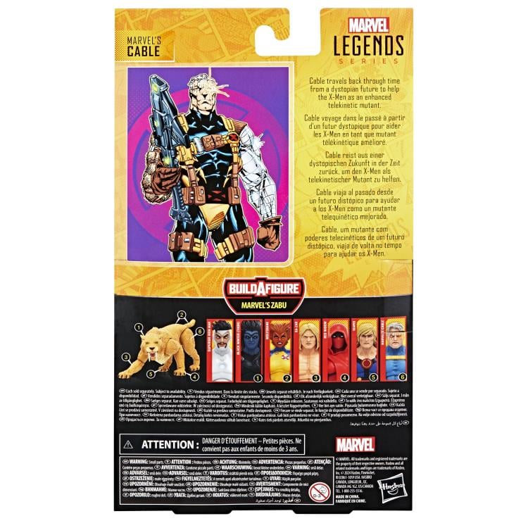 X-Men Marvel Legends Marvel's Cable Action Figure (Marvel's Zabu BAF) Gallery Image 14