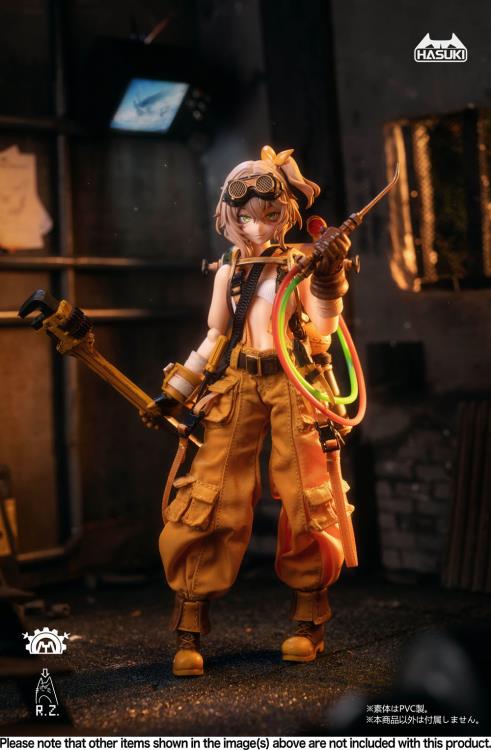 フィオーナ　ミニチュア Pocket Art Series Mechanic Fiona 1/12 Scale Action Figure