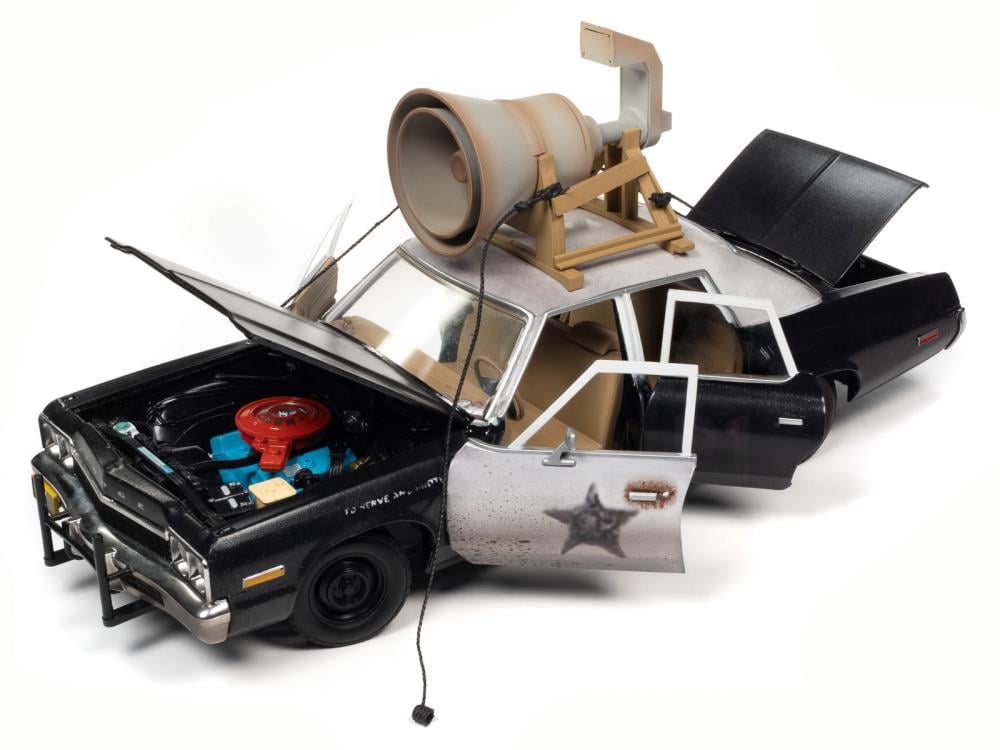 The Blues Brothers 1974 Dodge Monaco Bluesmobile with Loudspeaker 1/18 Scale Die-Cast Car Gallery Image 11
