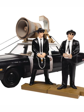 The Blues Brothers 1974 Dodge Monaco Bluesmobile with Loudspeaker 1/18 Scale Die-Cast Car Gallery Image 2