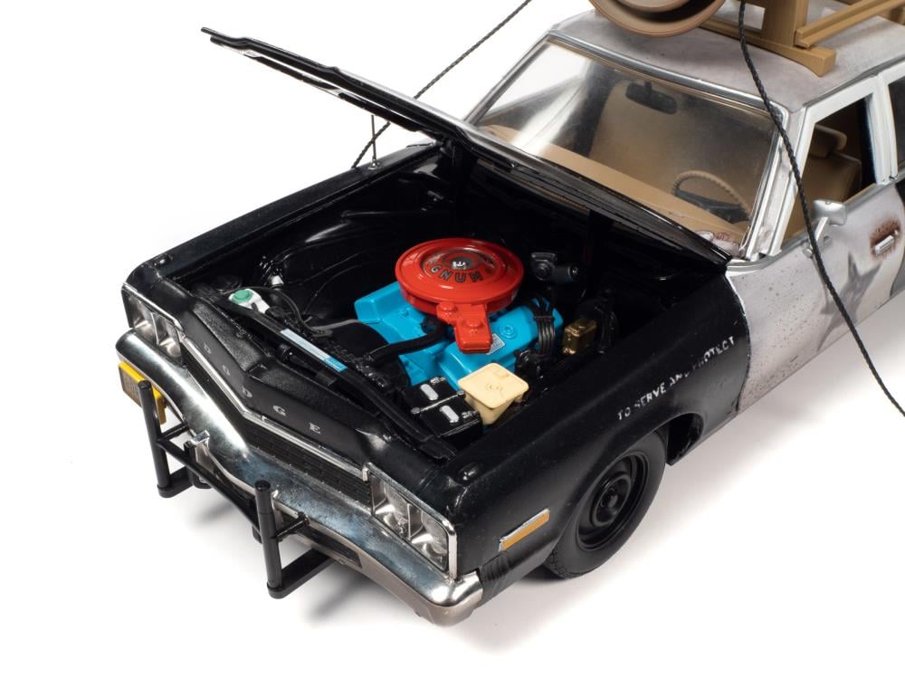 The Blues Brothers 1974 Dodge Monaco Bluesmobile with Loudspeaker 1/18 Scale Die-Cast Car Gallery Image 4