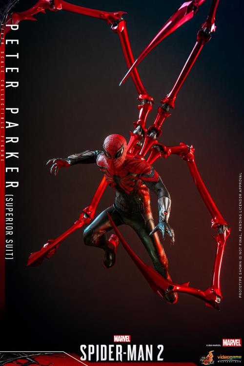 Marvel's Spider-Man 2 VGM61 Spider-Man (Superior Suit) 1/6th Scale Collectible Figure Gallery Image 8