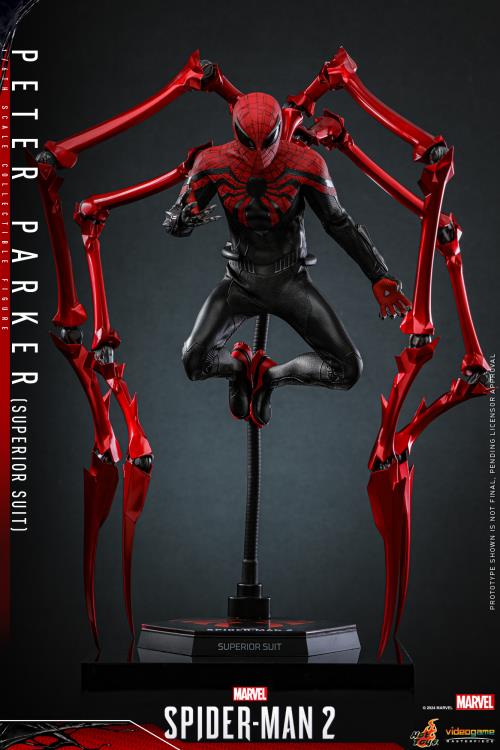 Marvel's Spider-Man 2 VGM61 Spider-Man (Superior Suit) 1/6th Scale Collectible Figure Gallery Image 10