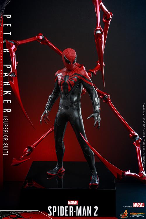 Marvel's Spider-Man 2 VGM61 Spider-Man (Superior Suit) 1/6th Scale Collectible Figure Gallery Image 4