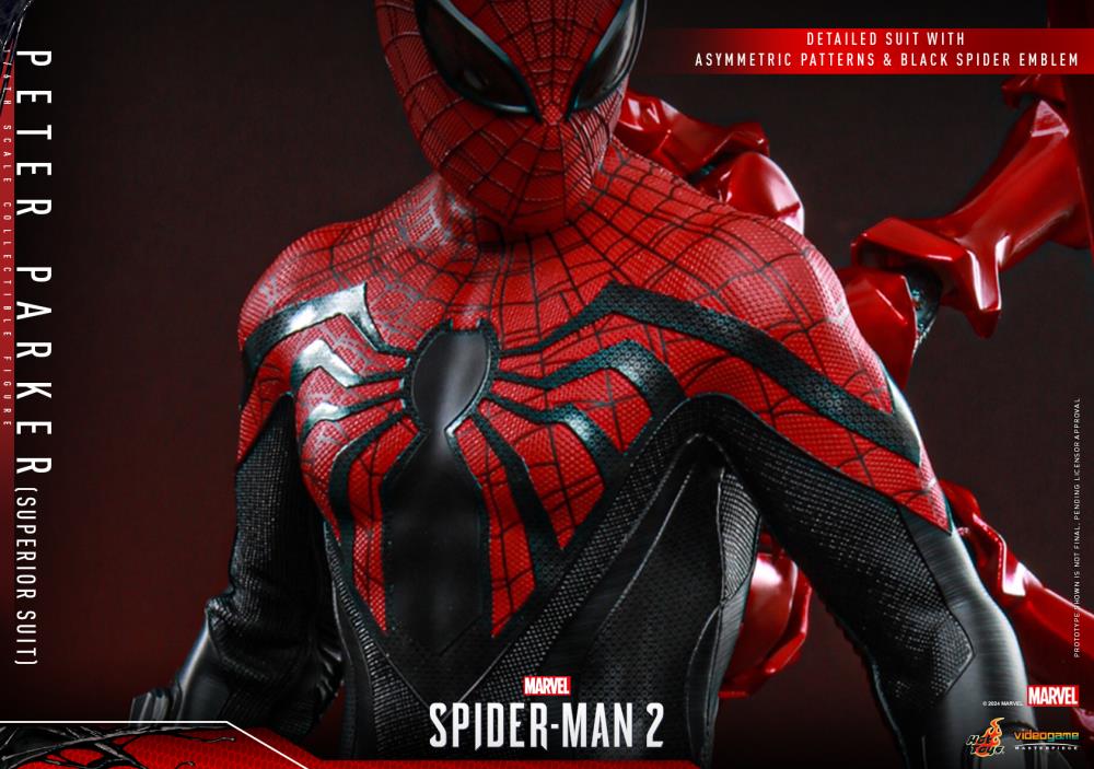 Marvel's Spider-Man 2 VGM61 Spider-Man (Superior Suit) 1/6th Scale Collectible Figure Gallery Image 18