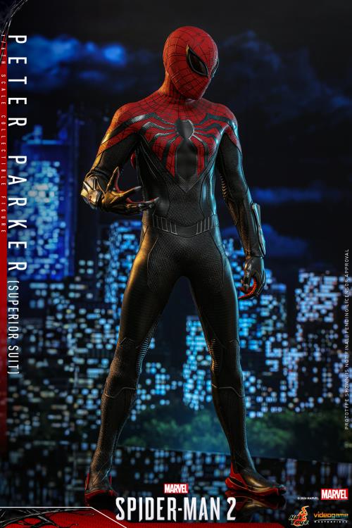 Marvel's Spider-Man 2 VGM61 Spider-Man (Superior Suit) 1/6th Scale Collectible Figure Gallery Image 13