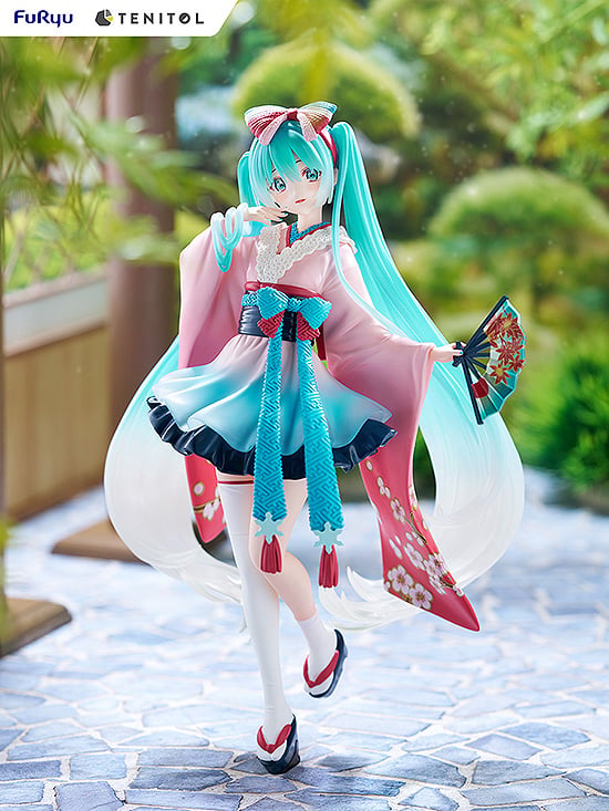 Vocaloid Tenitol Hatsune Miku (NEO TOKYO Series Kimono Ver.) Figure Gallery Image 3