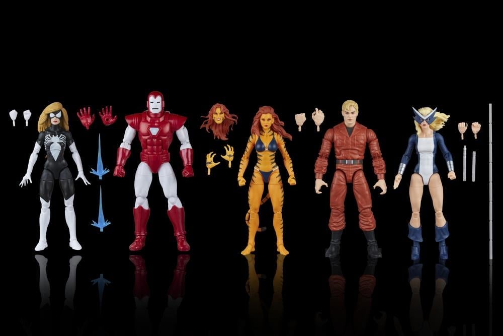 West Coast Avengers Marvel Legends Exclusive Action Figure Five-Pack