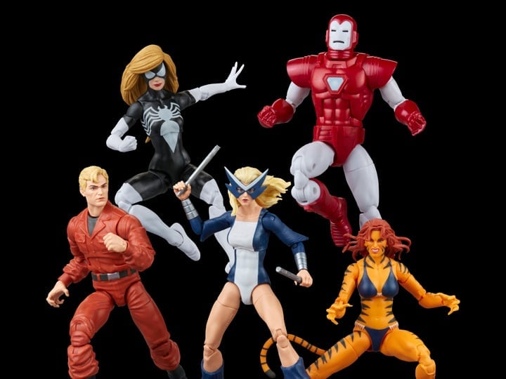 West Coast Avengers Marvel Legends Exclusive Action Figure Five-Pack