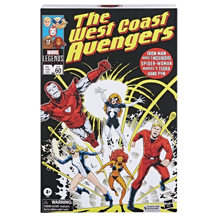 West Coast Avengers Marvel Legends Exclusive Action Figure Five-Pack Gallery Image 25