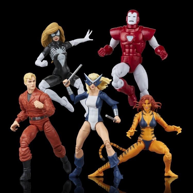 West Coast Avengers Marvel Legends Exclusive Action Figure Five-Pack