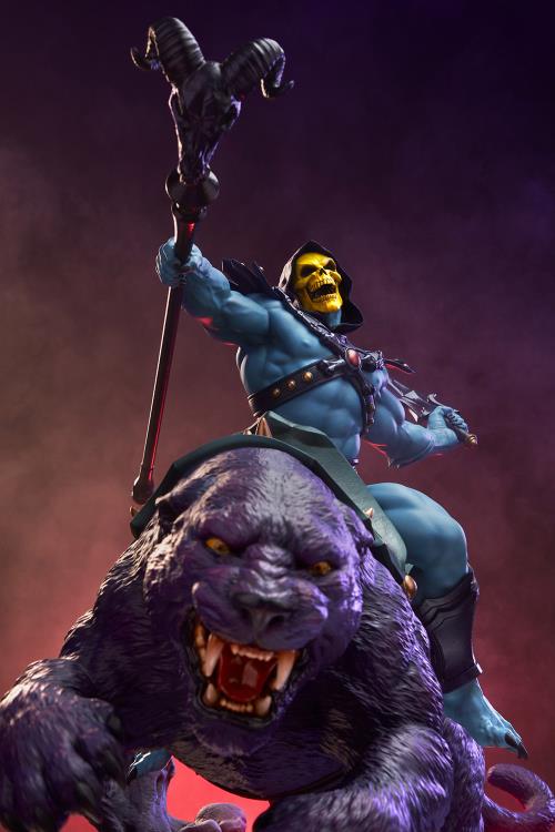 Masters of the Universe Skeletor & Panthor (Classic) Deluxe 1/6 Scale Maquette Gallery Image 5