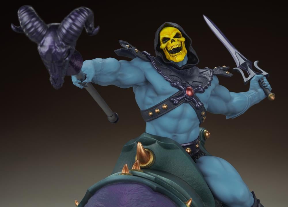 Masters of the Universe Skeletor & Panthor (Classic) Deluxe 1/6 Scale Maquette Gallery Image 15