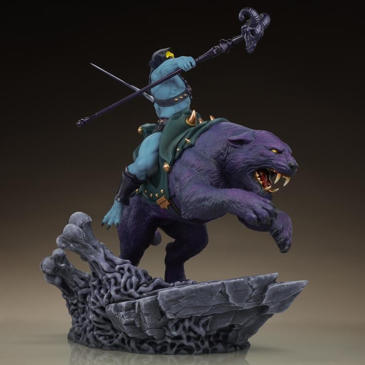 Masters of the Universe Skeletor & Panthor (Classic) Deluxe 1/6 Scale Maquette Gallery Image 13