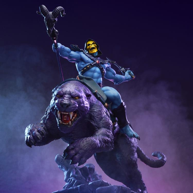 Masters of the Universe Skeletor & Panthor (Classic) Deluxe 1/6 Scale Maquette Gallery Image 7