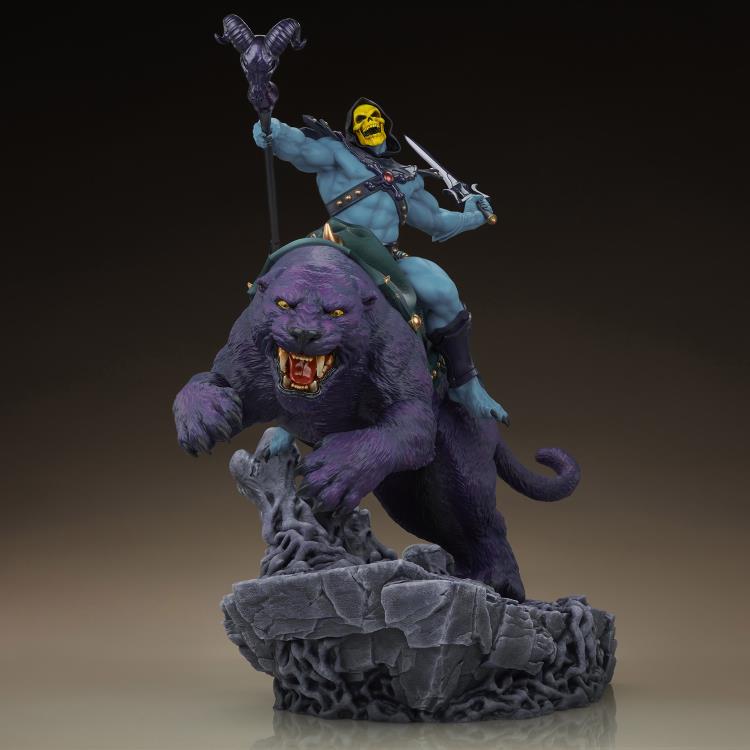 Masters of the Universe Skeletor & Panthor (Classic) Deluxe 1/6 Scale Maquette Gallery Image 14