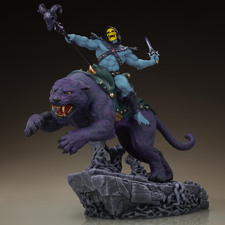 Masters of the Universe Skeletor & Panthor (Classic) Deluxe 1/6 Scale Maquette Gallery Image 9