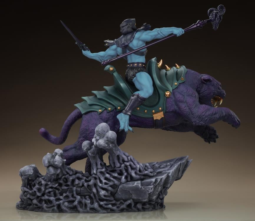 Masters of the Universe Skeletor & Panthor (Classic) Deluxe 1/6 Scale Maquette Gallery Image 12