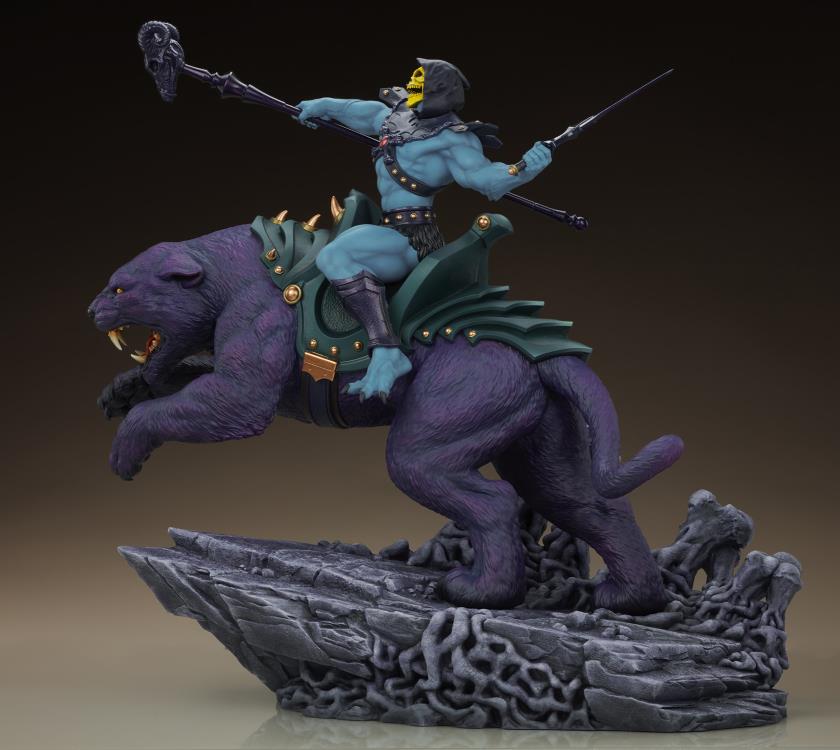 Masters of the Universe Skeletor & Panthor (Classic) Deluxe 1/6 Scale Maquette Gallery Image 10