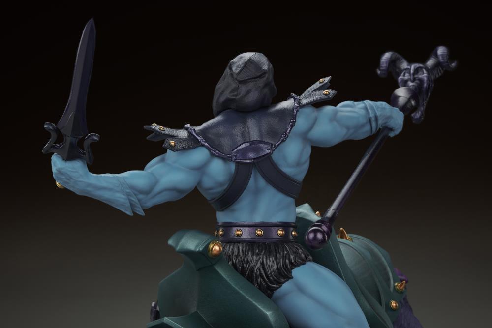 Masters of the Universe Skeletor & Panthor (Classic) Deluxe 1/6 Scale Maquette Gallery Image 16