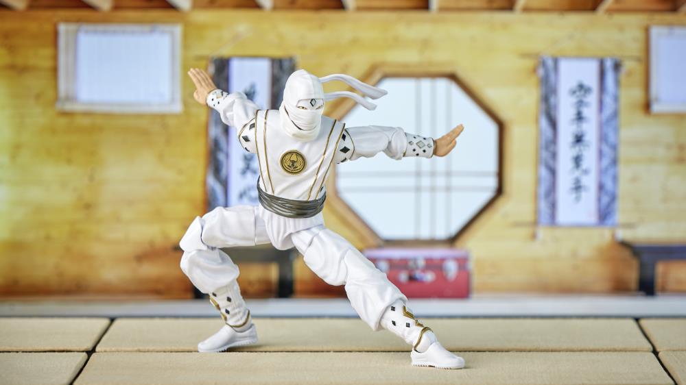 Mighty Morphin Power Rangers x Cobra Kai Lightning Collection Morphed Daniel LaRusso White Crane Ranger Exclusive Gallery Image 10