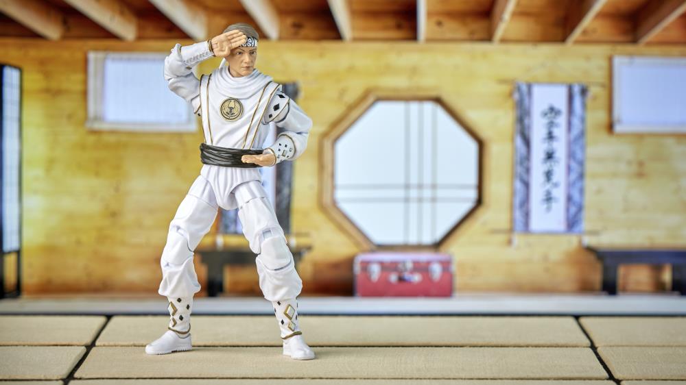 Mighty Morphin Power Rangers x Cobra Kai Lightning Collection Morphed Daniel LaRusso White Crane Ranger Exclusive Gallery Image 4