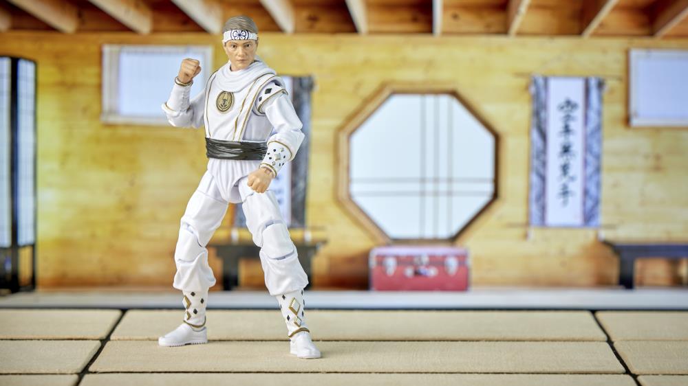 Mighty Morphin Power Rangers x Cobra Kai Lightning Collection Morphed Daniel LaRusso White Crane Ranger Exclusive Gallery Image 3