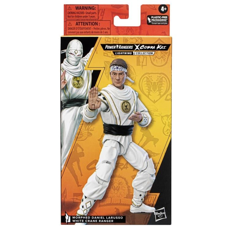 Mighty Morphin Power Rangers x Cobra Kai Lightning Collection Morphed Daniel LaRusso White Crane Ranger Exclusive Gallery Image 28