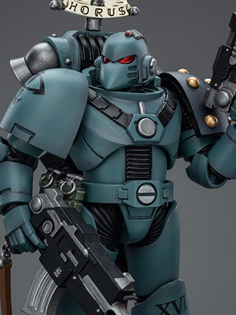 Warhammer: The Horus Heresy Sons of Horus MKVI Tactical Squad Legionary with Legion Vexilla 1/18 Scale Action Figure Gallery Image 2
