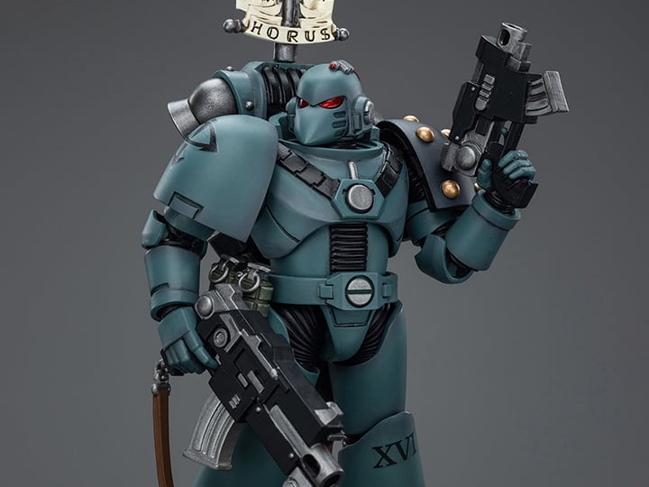 Warhammer: The Horus Heresy Sons of Horus MKVI Tactical Squad Legionary with Legion Vexilla 1/18 Scale Action Figure Gallery Image 1
