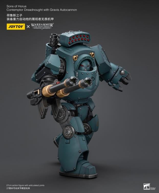 Warhammer: The Horus Heresy Sons of Horus Contemptor Dreadnought with Gravis Autocannon 1/18 Scale Action Figure Gallery Image 8