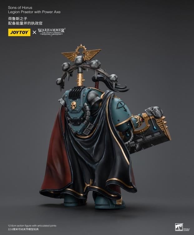 Warhammer: The Horus Heresy Sons of Horus Legion Praetor with Power Axe 1/18 Scale Action Figure Gallery Image 5