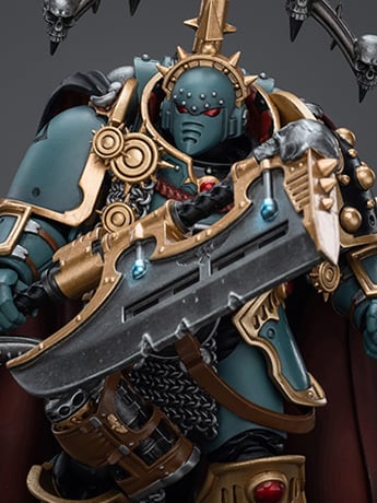 Warhammer: The Horus Heresy Sons of Horus Legion Praetor with Power Axe 1/18 Scale Action Figure Gallery Image 2