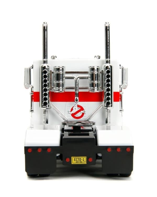 Ghostbusters x Transformers Hollywood Rides G1 Optimus Prime (Ecto-1 Graphics) 1/24 Scale Vehicle Gallery Image 5