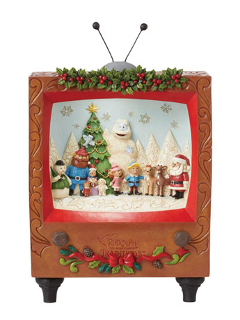 Rudolph the Red-Nosed Reindeer Rudolph Traditions Diorama TV Scene Figurine (Jim Shore) Gallery Image 2