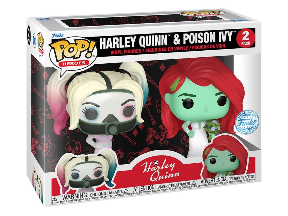 Pop! Heroes: Harley Quinn - Harley Quinn & Poison Ivy (Wedding) Two-Pack Exclusive Gallery Image 3