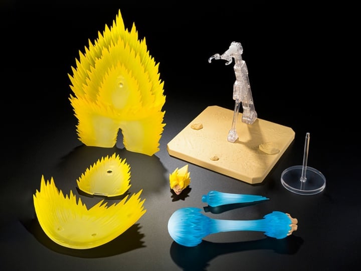Dragon Ball Z S.H.Figuarts Super Saiyan Goku (Teleport Kamehameha) Effect Parts Set Gallery Image 1