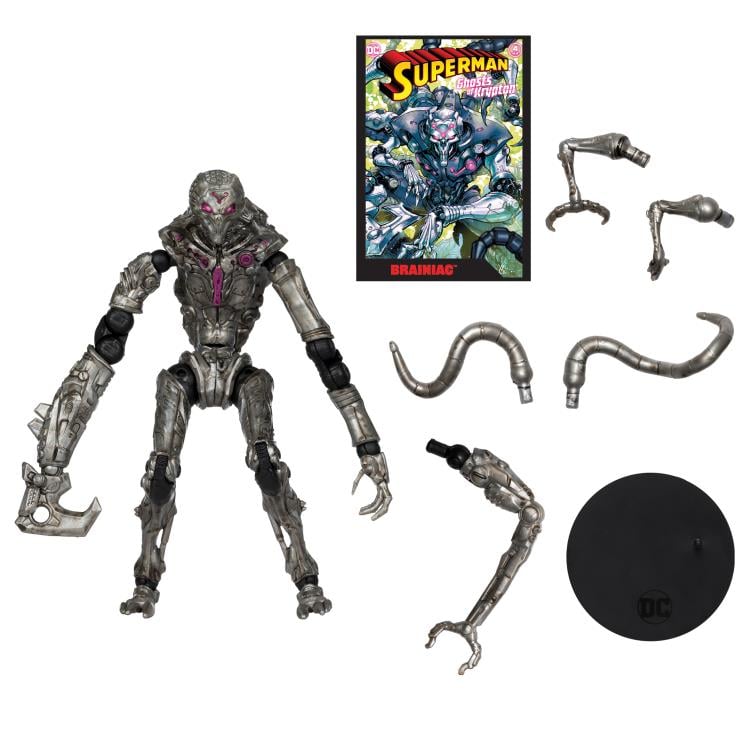 Superman: Ghosts of Krypton Page Punchers Brainiac 7" Figure with Comic Gallery Image 10